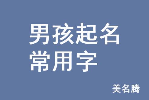 男宝宝起名的字