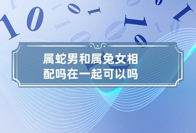 属蛇男和属兔女相配吗 在一起可以吗