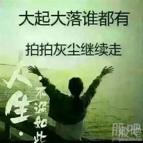 大起大落谁都有,拍拍灰尘继续走