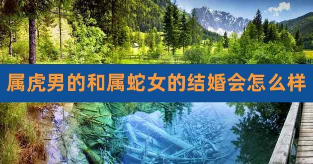 属虎男的和属蛇女的结婚会怎么样,86年属虎男和属蛇女