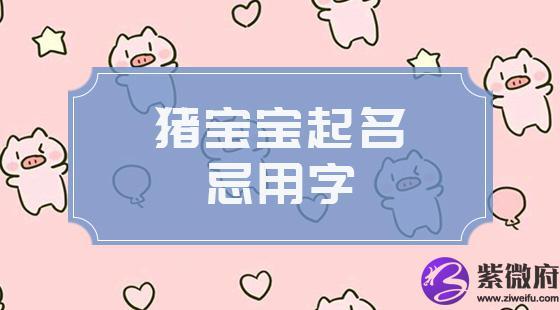 猪宝宝起名忌用字