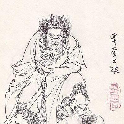 奎木狼,属木,为狼.古代汉族神话中的二十八星宿之一.