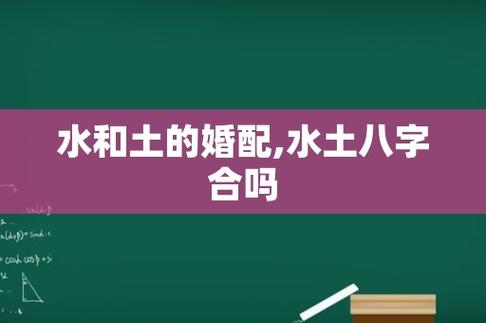 水和土的婚配,水土八字合吗